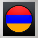 Armenia quality Flag Circle Print