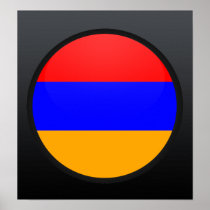 Armenia quality Flag Circle Print
