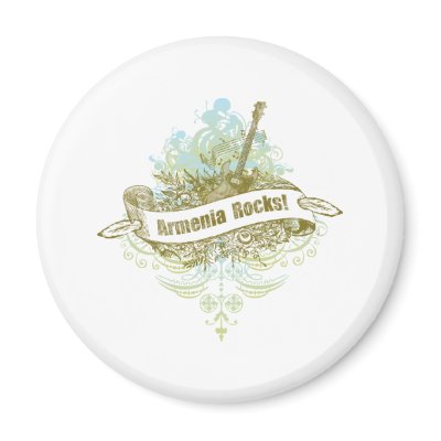 Armenia Rocks Fridge Magnet by teyes143
