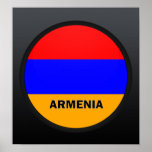 Armenia Roundel quality Flag Poster