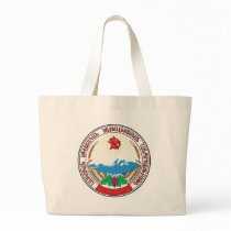 Armenia SSR Coat Of Arms Canvas Bags
