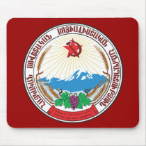 Armenia SSR Coat Of Arms Mousepads