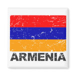 Armenia Vintage Flag Refrigerator Magnet