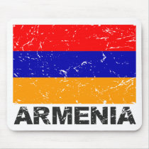 Armenia Vintage Flag Mouse Pad
