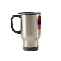 Armenia Waving Flag with Name in Armenian Mugs