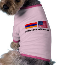 Armenian American pet clothing by flagshirt Armenian American pet clothing