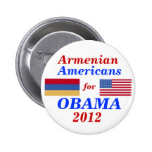 Armenian Americans for Obama 2012 Buttons
