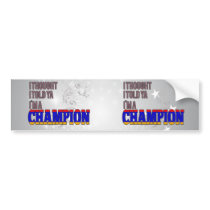 Armenian and a Champion Bumper Stickers