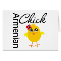 Armenian Chick Greeting Card