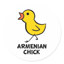 Armenian Chick stickers by chicktshirts8 Armenian Chick stickers