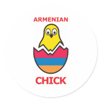 Armenian Chick stickers by teyes143 Armenian Chick stickers
