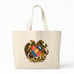 Armenian Coat of Arms Canvas Bags