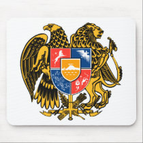 Armenian Coat of Arms mousepads