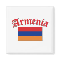Armenian Flag 2 Fridge Magnets