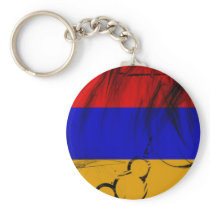 Armenian Flag Keychain