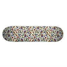 Armenian floral pattern - Girls White Skateboard