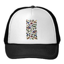 Armenian Floral Pattern Mesh Hat