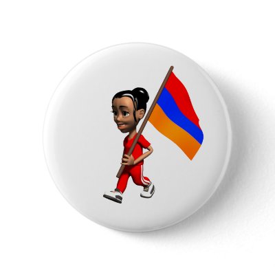 Armenian Girl Pin by worldtees