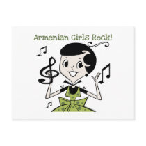 Armenian Girls Rock Postcard