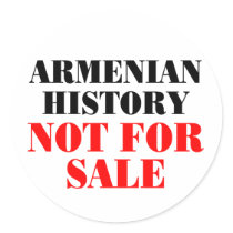 Armenian history: Not for sale stickers