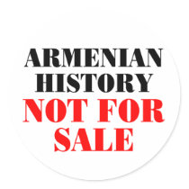 Armenian history: Not for sale stickers