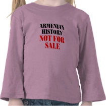 Armenian history: Not for sale t-shirts