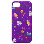 Armenian-inspired Swirling Floral Pattern - Violet iPhone 5 Case