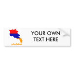 ARMENIAN MAP BUMPER STICKERS