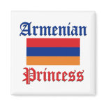 Armenian Princess Refrigerator Magnet