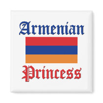 Armenian Princess Refrigerator Magnet