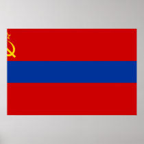 Armenian Ssr, Armenia flag Posters