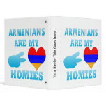 Armenians are my Homies 3 Ring Binders