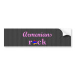 Armenians Rock - Cute Pink Bumper Sticker