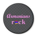 Armenians Rock - Cute Pink Fridge Magnets