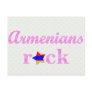 Armenians Rock - Cute Pink Post Card