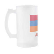 Armenien Flagge mit deutschem Namen Mug