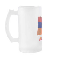 Armenien Fliegende Flagge mit Namen mugs