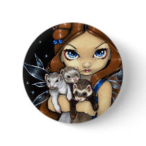"Armful of Ferrets" Button
