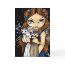 "Armful of Ferrets" Greeting Card