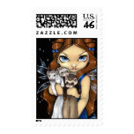 "Armful of Ferrets" Stamp