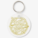Armillary sphere keychains