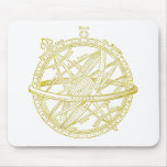 Armillary sphere mouse mats