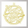 Armillary sphere posters