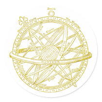 Armillary sphere stickers by nakedzealot Armillary sphere stickers