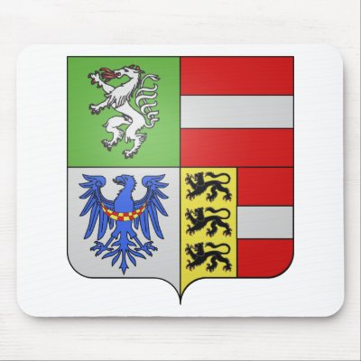 Armoiries Habsbourg Styrie, Hungary Mousepads by bestflag