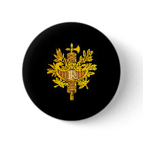 Armoiries République Coat of Arms Pinback Button