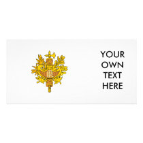Armoiries République Coat of Arms Personalized Photo Card