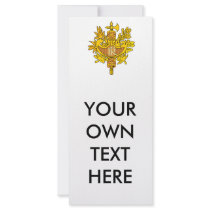 Armoiries République Coat of Arms Rack Card Design