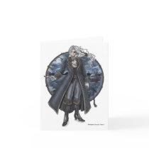 gothic, pirate, vampire, goth, dark, boat, bat, artistocrat, night, moon, fantasy, steampunk, punk, emo, zerick, delphine, levesque, demers, victorian, anime, manga, painting, illustration, art, Card with custom graphic design