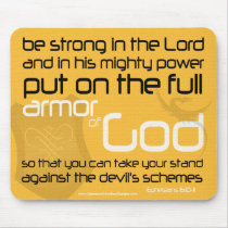 Armor of God Christian sexual purity mousepad